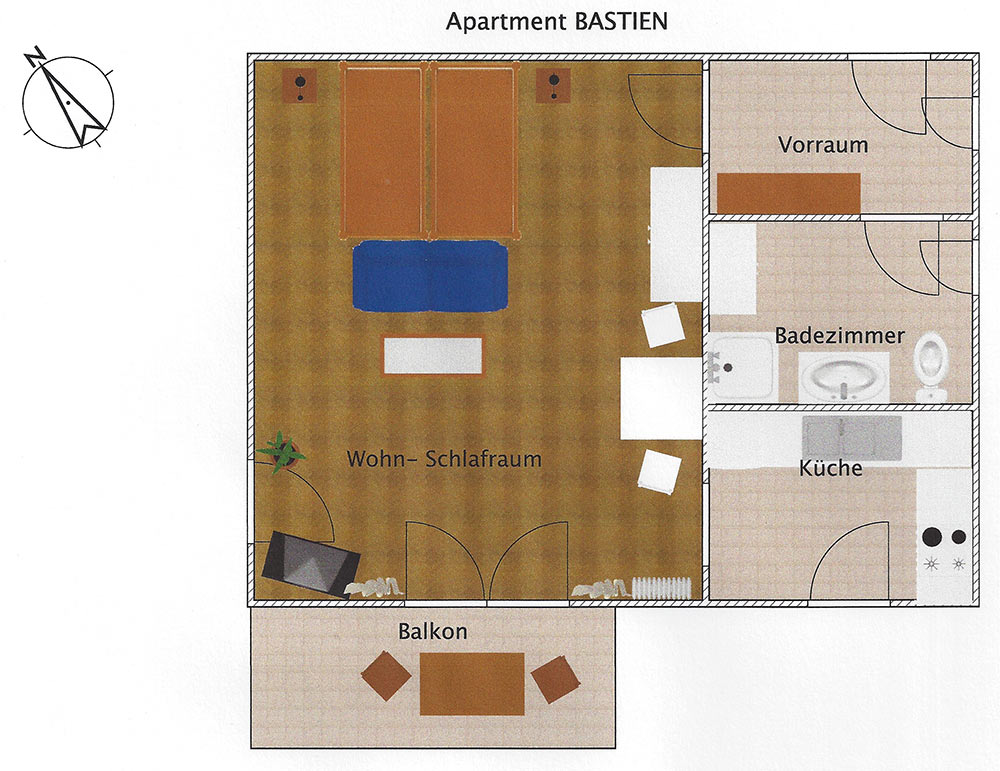 Mozart Apartments Salzburg Kurzzeitwohnen Wohnung Bastien